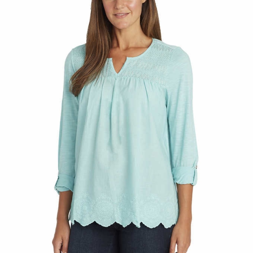 Gloria Vanderbilt Ladies' Woven Blouse... - Picture 2 of 5